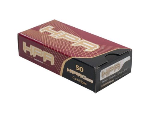 HPR Ammunition Hyperclean Defensive 9mm 115 Gr, Xtp Hollow Point, 50rd/Box