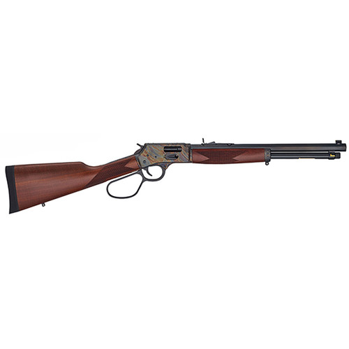 Henry Repeating Arms, Big Boy Color Case Hardened, Lever Action, Side Gate, 44 Mag/44 Special, 16.5" Octagon Blued Steel Barrel, Straight-grip American Walnut Stock, Fully Adjustable Semi-Buckhorn Sights, 7 Rounds