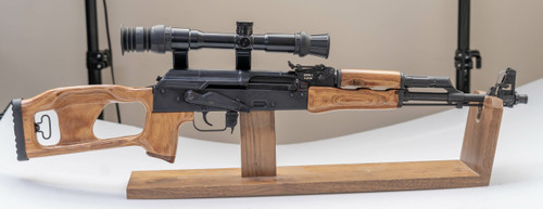 Cugir AK-74 Romak 2 Used 5.45x39mm, ZFK 4x25 Scope, Wood Thumbhole Stock, Black, 10rd