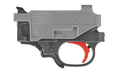 Ruger BX Trigger 10/22/22 Charger 2.75 lbs. Pull Weight, Red