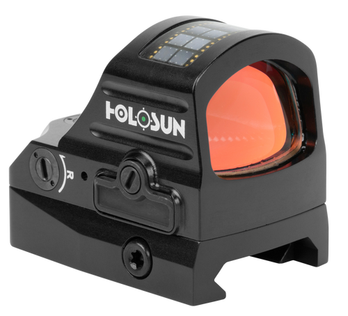 Holosun 507 Pistol Open Sight, Solar, Green Multi-Reticle, 7075 Aluminum, Open, Solar, Shake Awake, Pistol