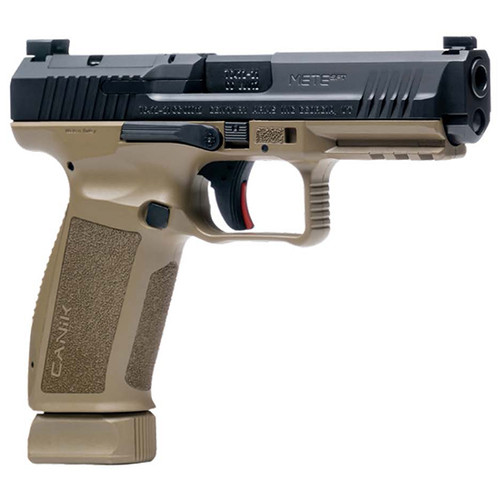 Canik METE SFT 9mm, 4.4" Barrel, Optics Ready, FDE/Black, 20rd