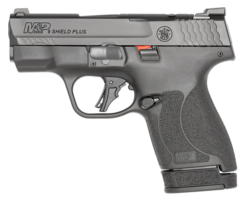 Smith & Wesson M&P9 Shield Plus 9mm, 3.1" Barrel, Black, Night Sights, Optic Ready, No Manual Safety 13rd
