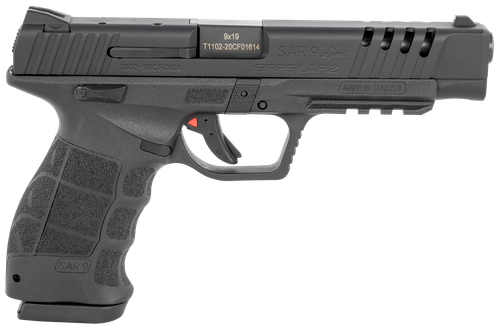 SAR USA SAR9 Sport 9mm, 4.4" Barrel, Black, Polymer Frame, 19rd