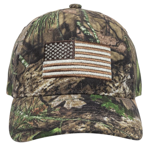 Outdoor Cap Flag Mossy Oak Break-Up Country Hook & Loop OSFA Unstructured