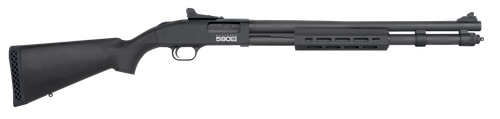Mossberg 590S 12 Ga, 20" Barrel, 3" Chamber, Matte Blued, Black Stock, M-Lok Forend, 13rd (1.75" Shells)