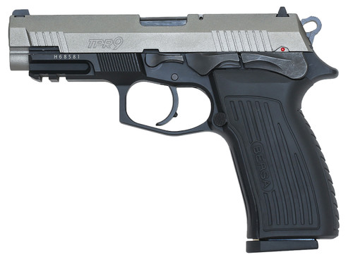 Bersa TPR9 9mm, 4.25" Barrel, Fixed Sights, Two-Tone, 17rd