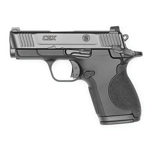 Smith & Wesson CSX 9mm, 3.1" Barrel, Thumb Safety, Black, 10rd/12rd Mag