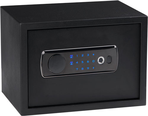 Bulldog Duo LED/BIO Pistol Vault, Black, Shelf, BD5020