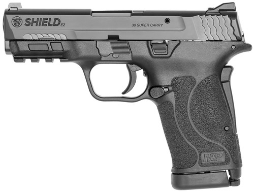 Smith & Wesson Shield EZ .30 Super Carry, 3.6" Barrel, Black, 3-Dot Sights, 10rd