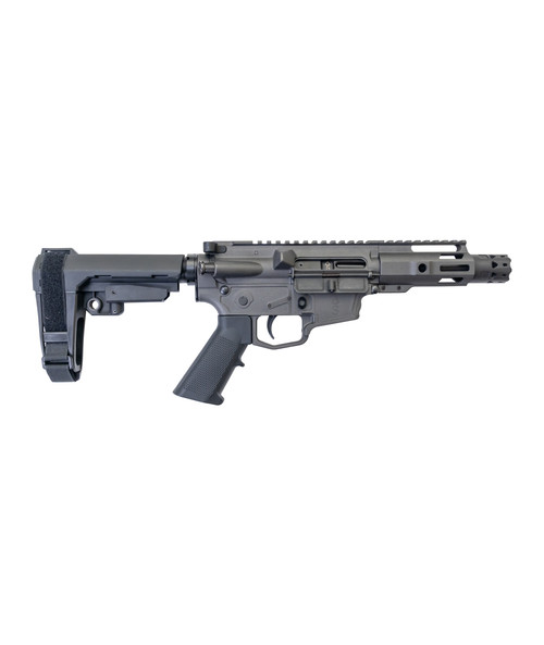 MCM DS9-S 9mm AR Pistol, 5" Barrel, Rear Charging, MP5 Mag, Cobalt Cerakote