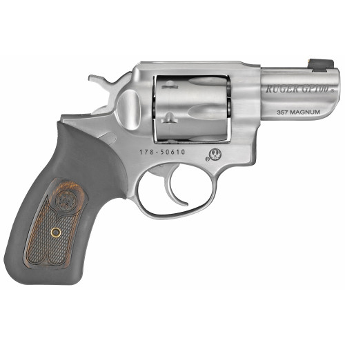 Ruger GP100 TALO Exclusive 357 Magnum/38 Special, 2.5" Barrel, Stainless Steel Frame, Black Rubber Grip, 6rd