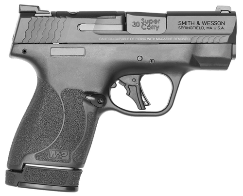 Smith & Wesson M&P Shield Plus 30 Super Carry, 3.1" Barrel, Thumb Safety, Black 13rd/16rd