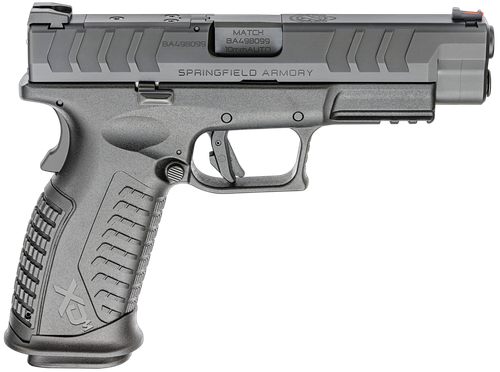 Springfield XD-M Elite OSP Full Size 10mm 4.50" Match Grade Barrel, Optic Ready/Serrated Slide, Black Frame w/Picatinny Rail, 16 Rd