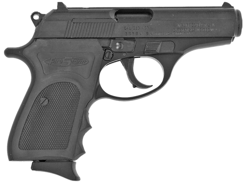 Bersa Firestorm Micro-Compact 380 ACP 7+1, 3.50" Barrel, Matte Black Serrated Steel Slide, Aluminum Frame w/Beavertail, *CA Compliant