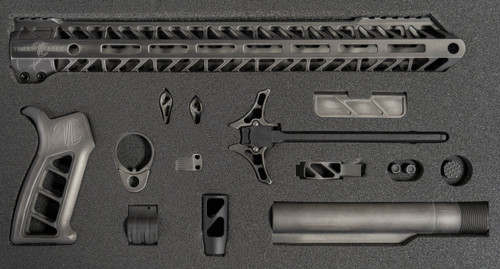 Timber Creek Enforcer AR Build Kit, M-LOK, Battle Worn Titanium