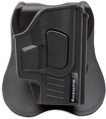 Bulldog Cases Rapid Release Holster, Fits M&P Shield EZ 9mm/380ACP, Polymer, Matte Finish, Black, Right Hand