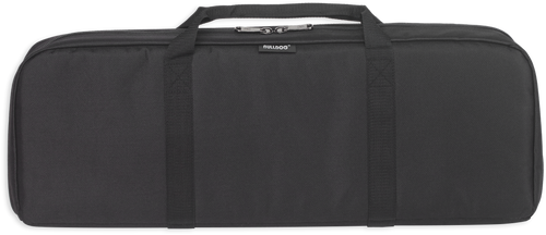 Bulldog Ultra Compact Discreet Sporting Rifle Case made of Nylon with Black, Padded Divider, 2 Internal Mag Pouches & Wraparound Carry Handles 29" L