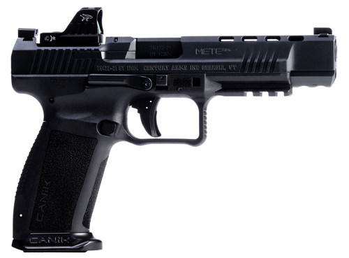 Canik Mete SFx Optic Package 9mm, 5.20" Match Grade Barrel, Optic Cut Ported Slide, MeCanik M01 Red Dot, 20+1/18+1 Mags