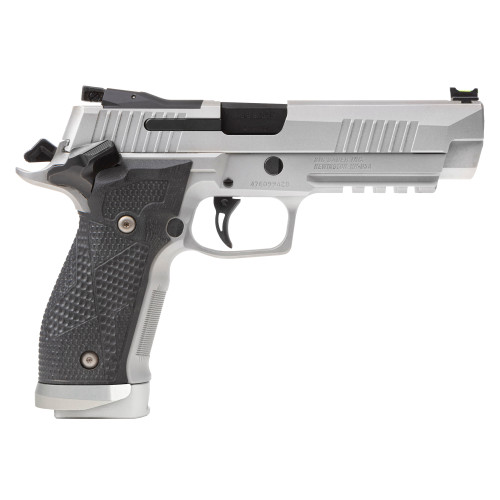 Sig Sauer P226 XFive 9mm, 5" Barrel, Stainless Frame, G10 Piranha Grip, 10rd