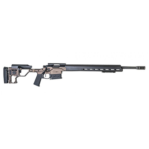 Christensen Modern Precision 6.5 Creedmoor 22" Threaded Barrel, Black, Desert Brown Folding Stock, 4rd