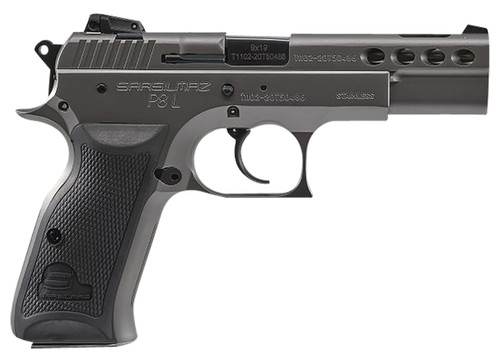 SAR USA P8L 9mm, 4.6" Ported Barrel, Black Stainless Steel Frame, Polymer Grip, 17rd