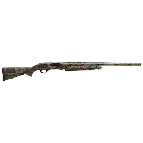 Winchester SXP Waterfowl Hunter 12 Ga, 28" Barrel, 3.50" Chamber, Woodland Camo, TruGlo Sight, 4rd