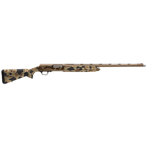 Browning A5 Wicked Wing 12 Ga, 3.5" Chamber, 26" Barrel, Burnt Bronze, Vintage Tan Camo Stock, 4rd
