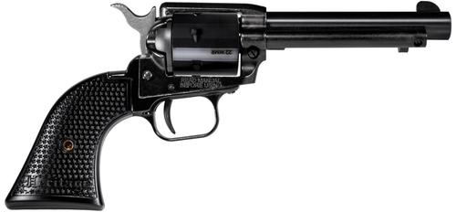 Heritage Rough Rider 22 LR/22 WMR 4.75" Barrel, Black, Black Polymer Grip 6rd