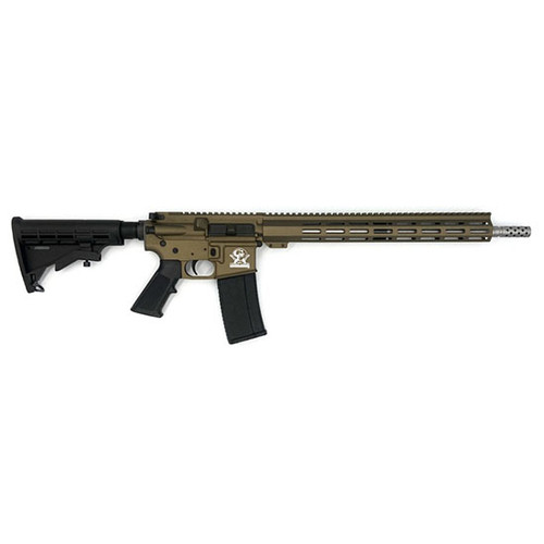 Great Lakes GL-15 AR-15 5.56/223 Wylde, 16" Stainless Barrel, Optic Ready, Bronze Finish, 30rd