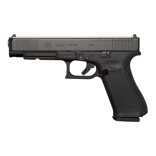 Glock 34 Gen5 MOS Competition 9mm, 5.31" Barrel, Flared Mag Well, 17rd