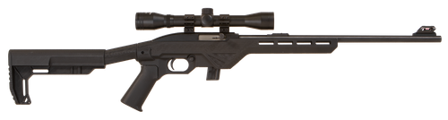 Citadel Trakr, 22 LR, 18" Barrel, Black, Nikko Stirling Mountmaster 4x32mm Scope, 10rd