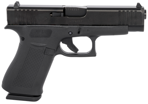 Glock 48 Compact Slim 9mm, 4.17" Barrel, Black, 10rd