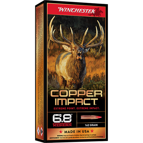 Winchester Copper Impact 6.8 Western, 162gr, Accu-Bond LR, 20Bx/10Cs