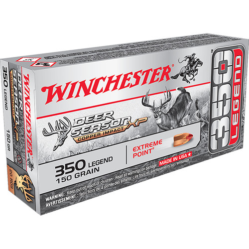 Winchester Copper Impact 350 Legend, 150gr, Lead-Free, 20rd Box