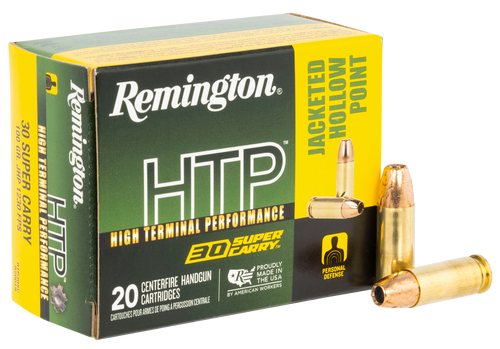 Remington 30 Super Carry, 100gr, JHP, 1235 fps, 20Bx/10Cs