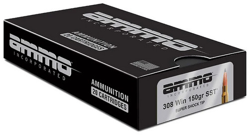 Ammo Inc Signature 308 Win, 150gr, SST, 20Bx/10Cs