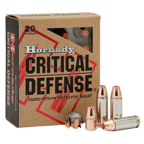 Hornady Critical Defense 30 Super Carry, 100gr, FTX, 20Bx/10Cs Brass Case Hornady Critical Defense 30 Super Carry, 100gr, FTX, 20Bx/10Cs Brass Case