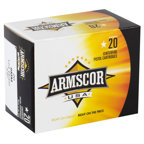 Armscor Competition 9mm, 124gr, Jacketed Hollow Point, 20Bx/25Cs