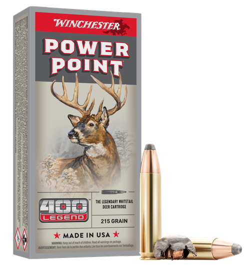 Winchester 400 Legend, 215gr, Power-Point, 20rd Box