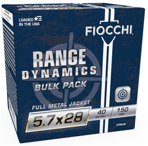 Fiocchi Range Dynamics 5.7x28mm 41gr, FMJ, 150Bx/3Cs
