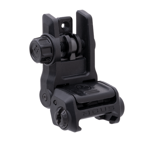 Magpul MBUS 3 Back-Up Rear Sight, Rapid-Select Rear Aperture System, Ambidextrous Push-Button Deployment, Fits Picatinny Rails, Black