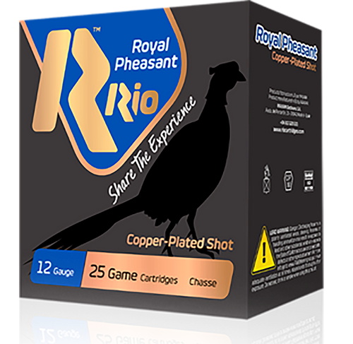 Rio Royal Pheasant 12 Ga, 2.75", 1 1/4 oz, 5 Shot, 25Bx/10Cs