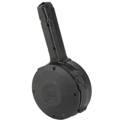 KCI Inc Glock 9mm Drum Magazine, Black, Fits Double Stack Glock, 50rd KCI Inc Glock 9mm Drum Magazine, Black, Fits Double Stack Glock, 50rd