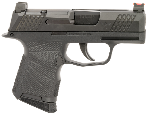 Wilson Combat Sig Sauer P365 9mm, 3.1" Barrel, Black, Sunburst Grips, 10rd
