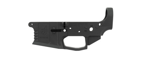 Warrior AR-15 Billet Stripped Lower Receiver, Black Cerakote