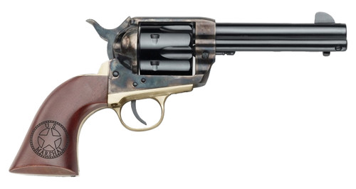 Pietta 1873 GW2 45 Colt/45 ACP, 4.75" Barrel, US Marshall Engraved Walnut Grip, 6rd