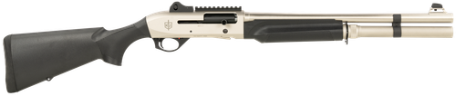 MAC 2 Tactical Marine 12 Ga, 3" Chamber 18.5" Barrel, Ghost Ring Sight, Semi Auto Nickel, 5rd