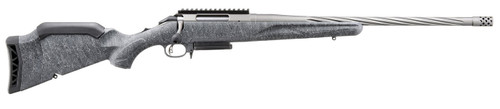 Ruger American Rifle Gen 2 243 Winchester, 22" Threaded Barrel, Gray Splatter, 3rd