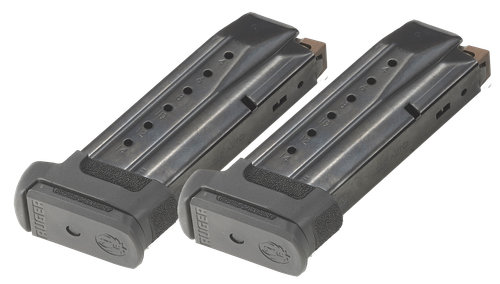 Ruger 380 ACP Magazine, Black, For Security 380, 2 Pack, 15rd